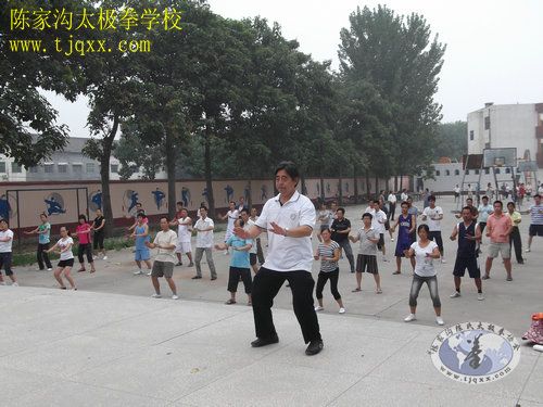陈小星大师再次义务为数百位教师授拳(配图)